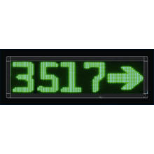 P10 Único Verde Quatro Dígitos LED Message Screen